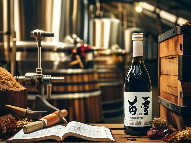 白酒生产实用技术教材与酿酒工具展示