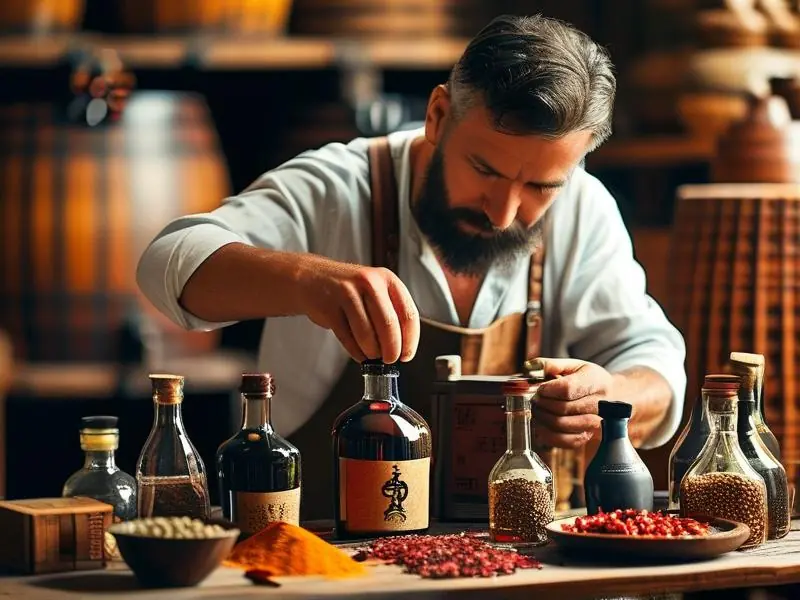 酿酒师调配白酒香料