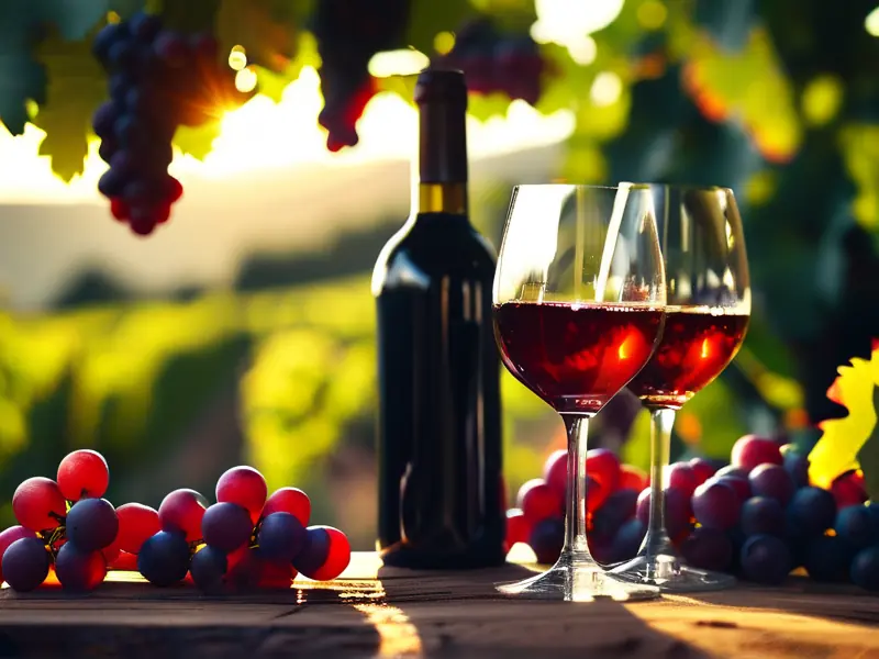 法国红酒培训课程现场，学员在酒庄品鉴红酒