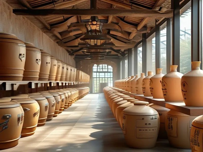 凤凰酿酒传统工艺生产车间实景