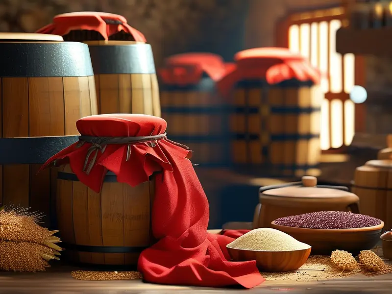 传统封坛酒制作过程实拍