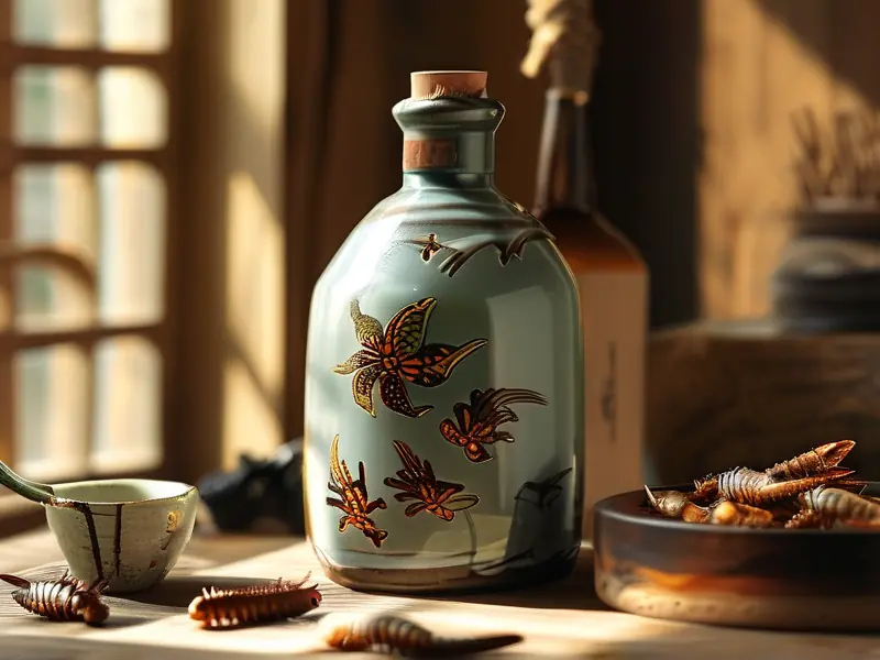 干蜈蚣泡酒原料与工具准备