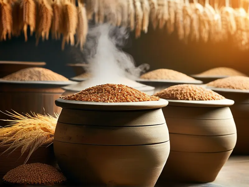 传统高度白酒蒸馏过程实拍图