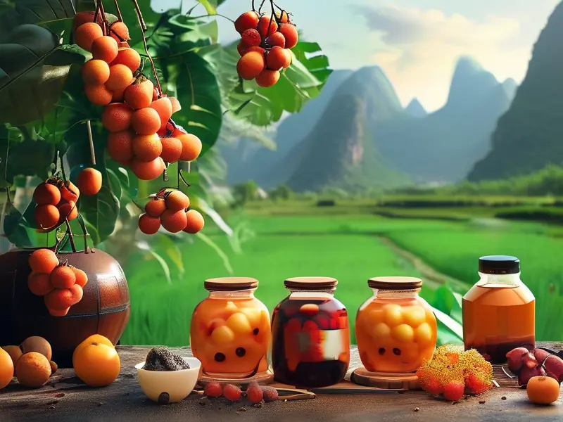 广西水果捞酒制作过程实拍图