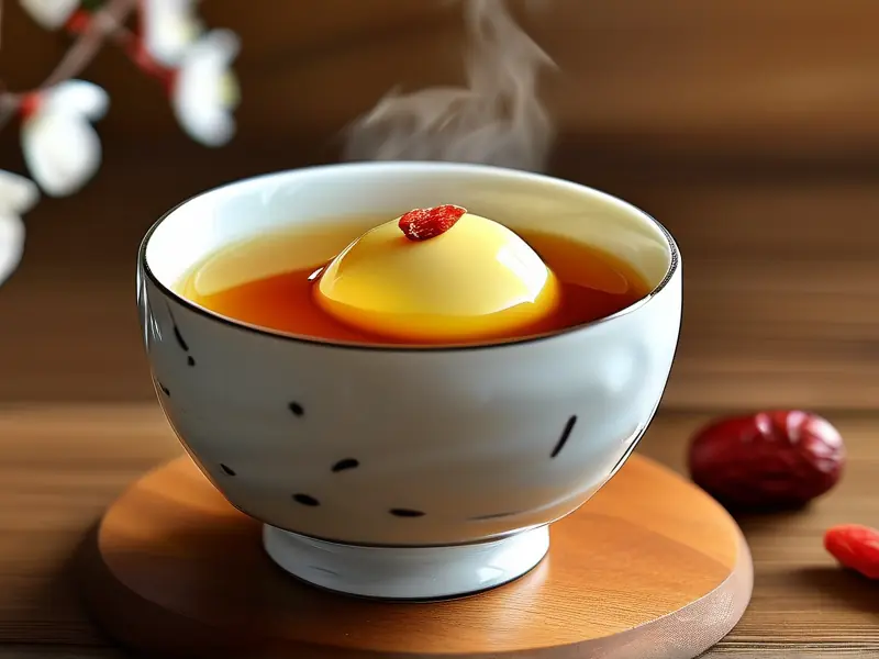 传统滋补美食黄酒煮蛋成品图