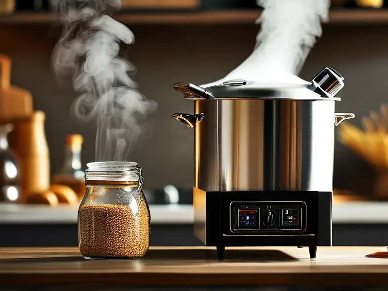 家用不锈钢烤酒设备工作场景实拍图