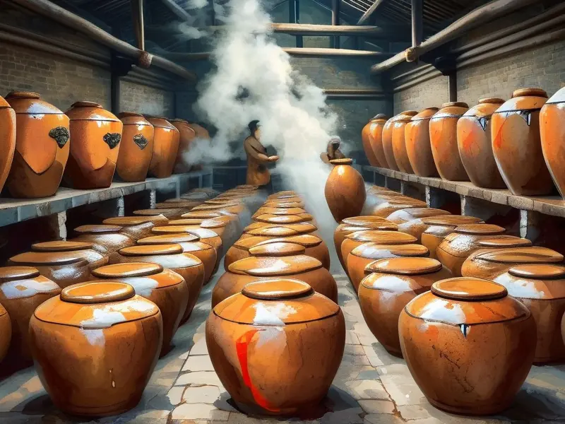 酱酒传统酿造工艺实景展示