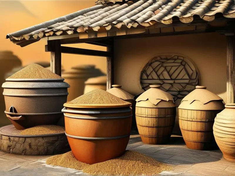 传统酱香酒酿造工艺流程实拍图