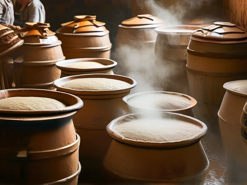 酱香酒传统酿造工艺现场实拍