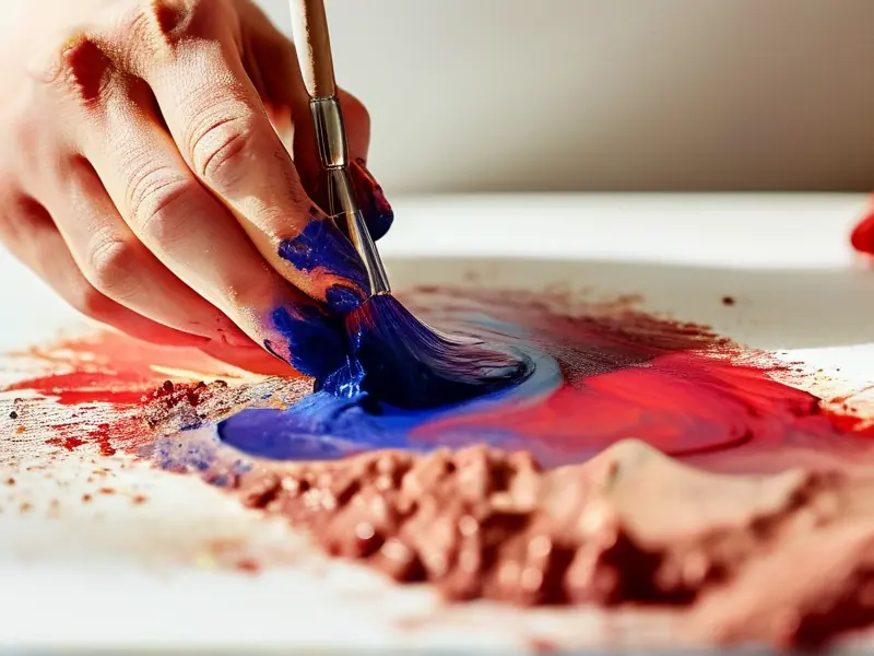 调配酒红色的实际操作过程