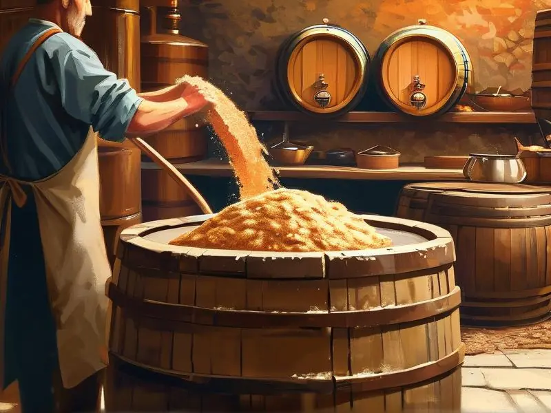 粮食酒传统酿造过程展示