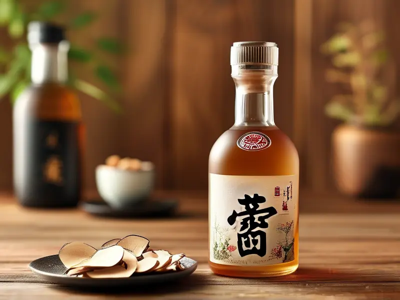 自制灵芝酒展示