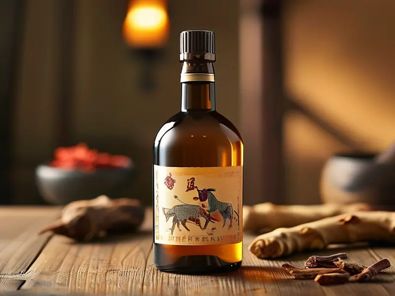 驴鞭泡酒成品展示及原料