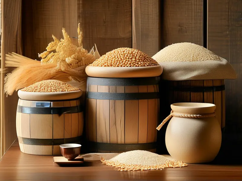 五种常见酿酒粮食对比展示