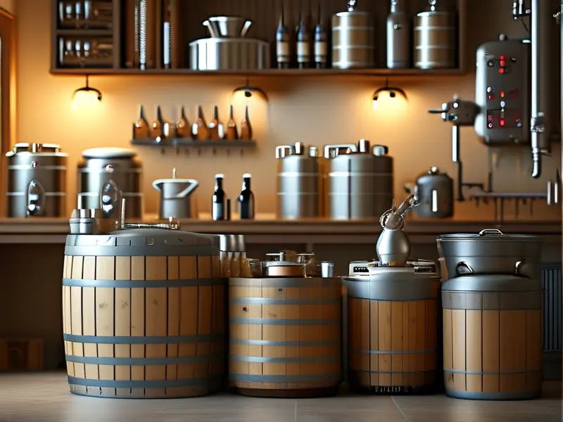 酿酒设备展示图