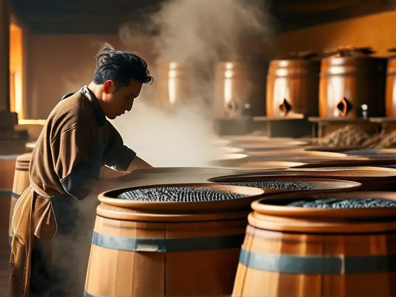传统酿酒工艺关键步骤实拍:发酵与蒸馏过程
