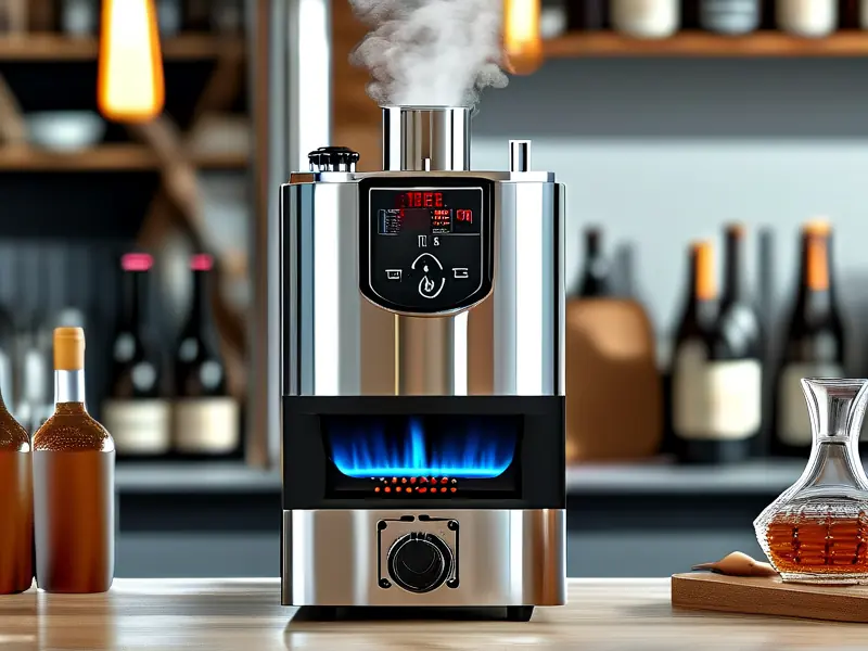 电加热酿酒设备工作实景图