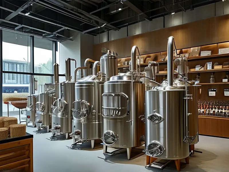 上海专业酿酒设备展示厅实景