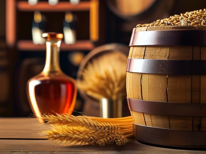 传统酿酒设备组合展示图