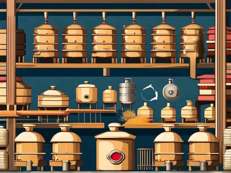 白酒酿造工艺流程标准示意图