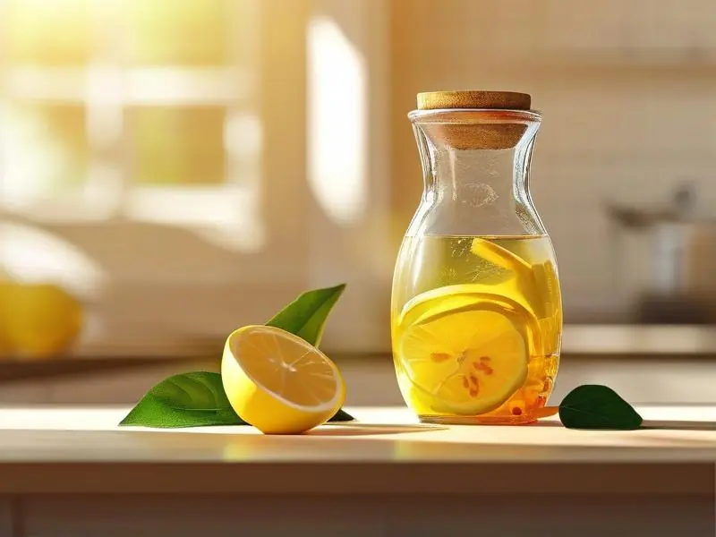 家庭自制柠檬酒的制作过程展示