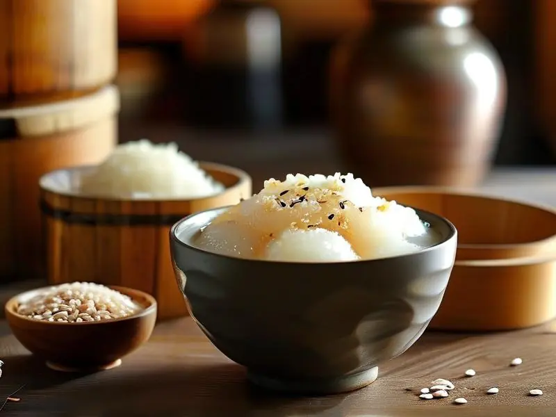 家庭自制糯米甜酒的制作过程