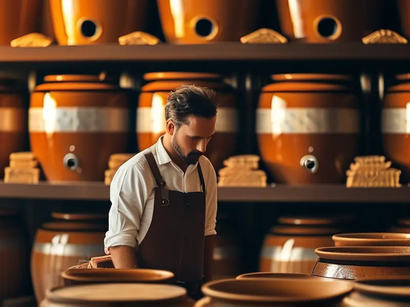 传统烧白酒发酵过程实拍