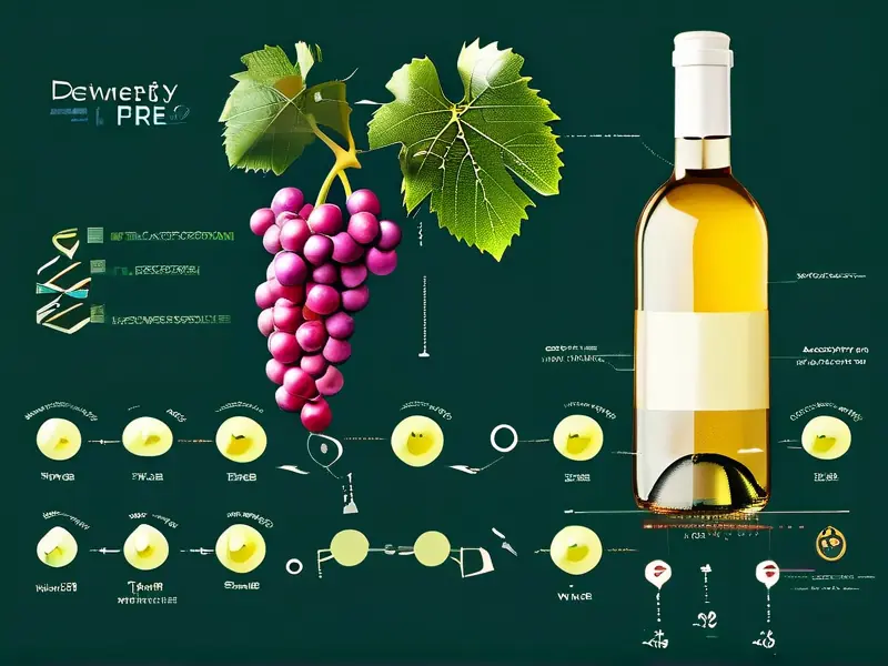 白葡萄酒生产工艺流程图