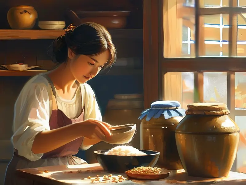 家庭自制甜白酒的制作过程