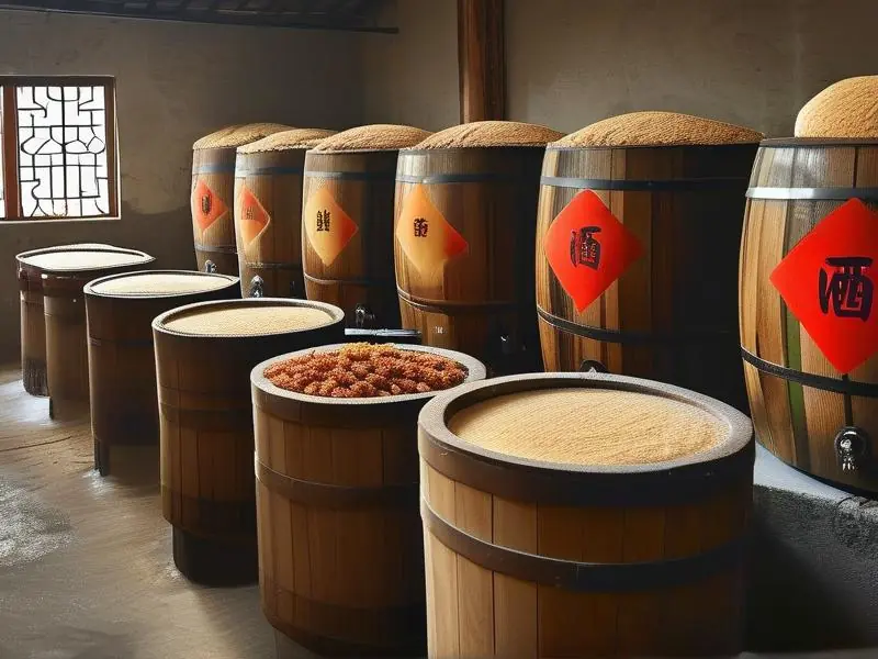 甜口白酒酿造过程展示