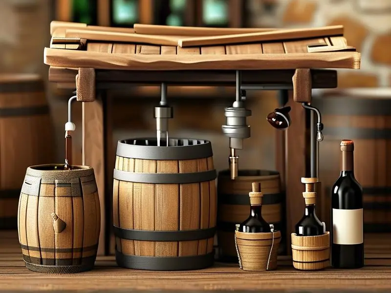 家庭小型酿酒设备与成品展示