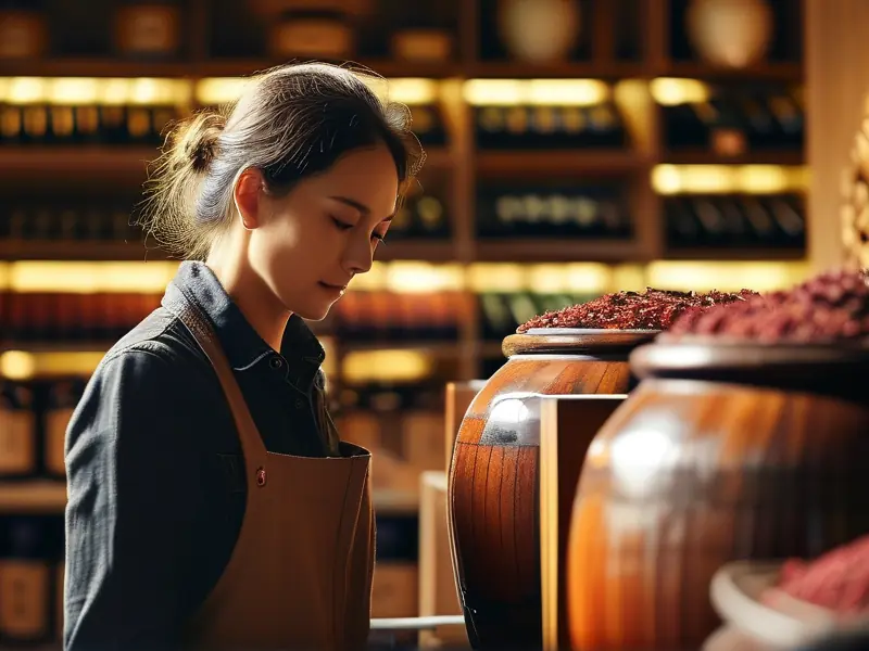 养生酒制作过程实拍图
