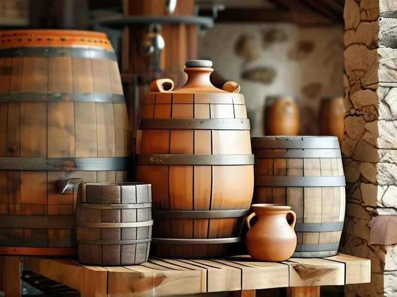 原始酿酒设备展示图