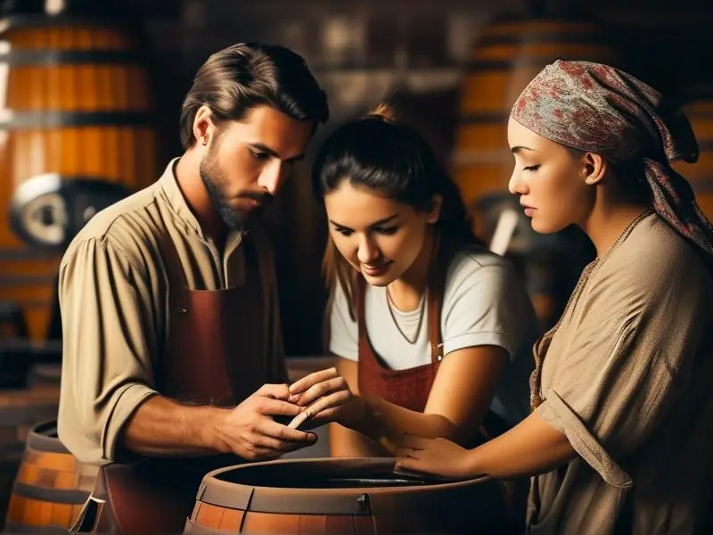 南楼山酿酒技术网烤酒技术培训现场