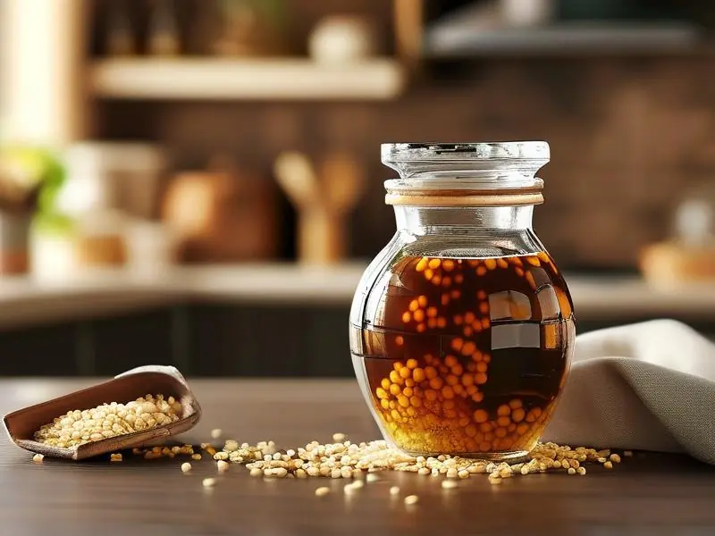 家庭自制甜酒发酵过程