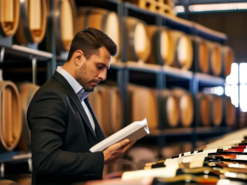 散装酒代理商考察酒品现场