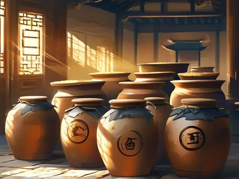 古代中国酿酒场景