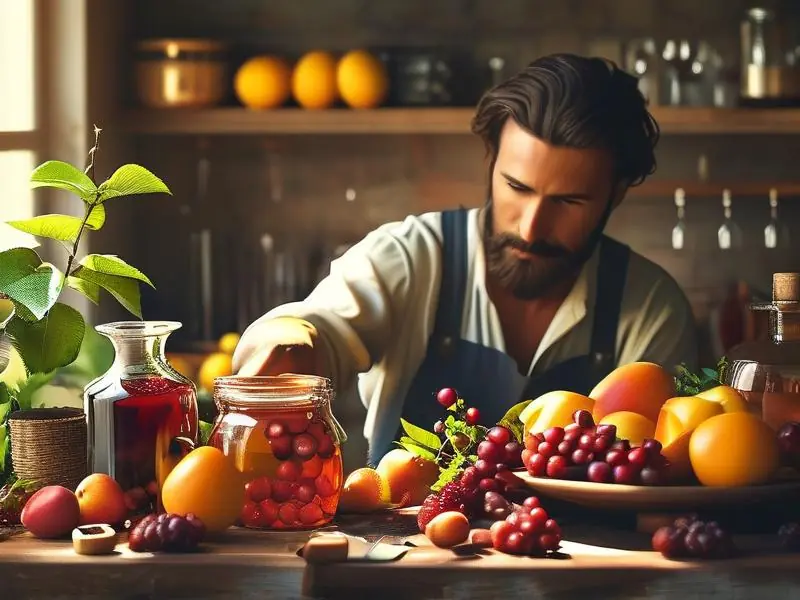 自酿果酒的水果选择和准备过程