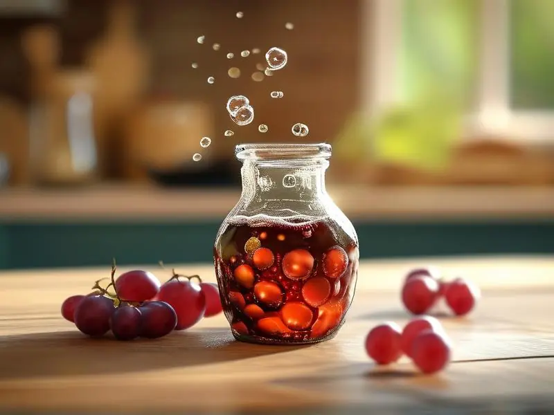 家庭自制葡萄酒发酵过程实拍图