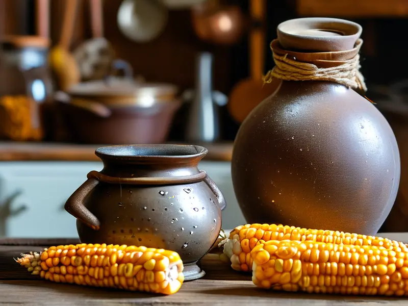 传统包谷酒制作过程展示