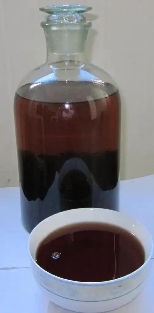 一坛清澈的琥珀色黑蚂蚁泡酒，酒中可见密集的黑蚂蚁，旁边配有枸杞、红枣等辅料_1