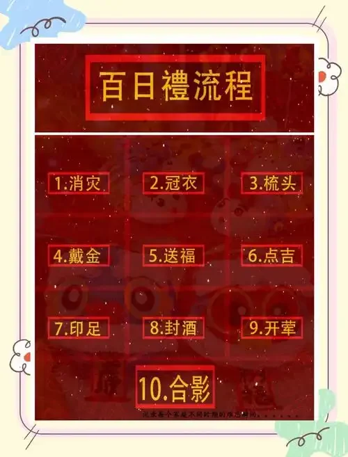 长辈翻阅老黄历为宝宝百天酒选日子的温馨场景，旁边有婴儿纪念品和一杯白酒_1