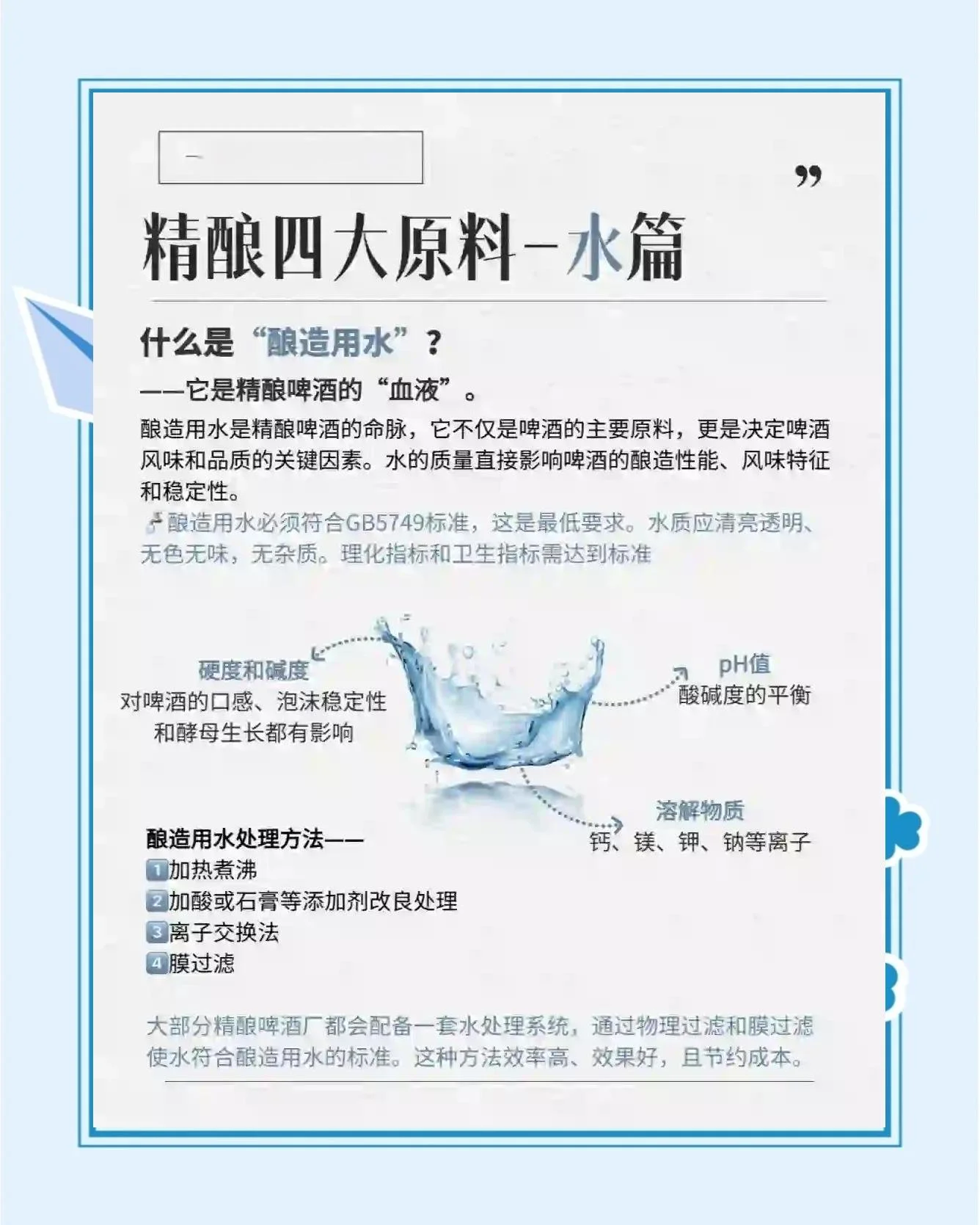三种不同水源（山泉水、井水、蒸馏酒）的对比，直观展示酿酒用水的选择与最终酒液的关系。_1