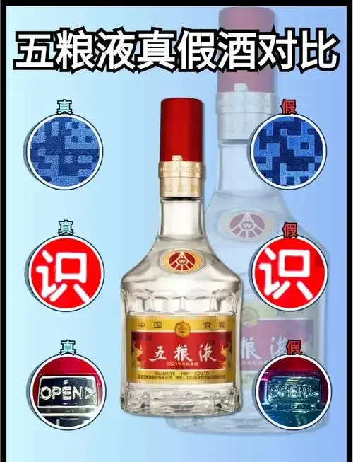 两个玻璃杯对比展示纯粮酒(左)与酒精勾兑酒(右)的酒花状态差异_1