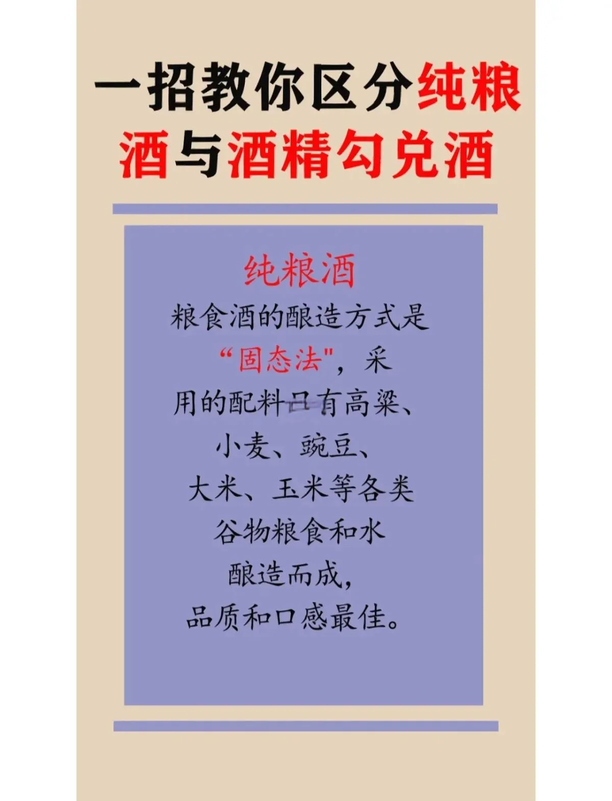 对比展示勾兑酒与纯粮酒在桌面滴酒实验中的扩散状态差异_1
