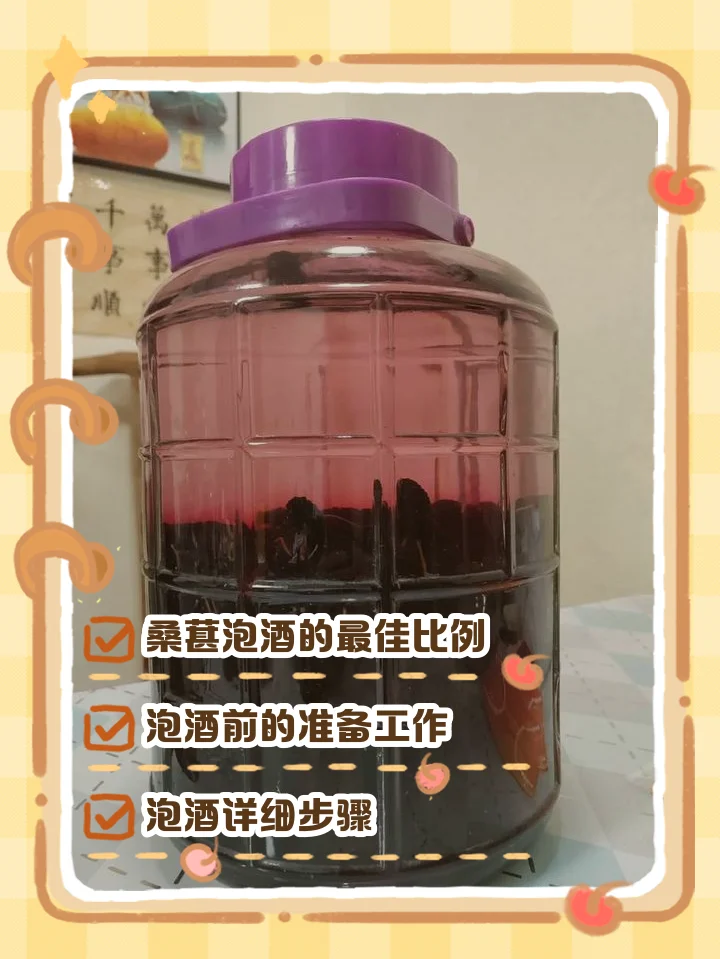 桑葚泡酒准备材料特写：新鲜桑葚、玻璃罐、高度白酒和电子秤_1