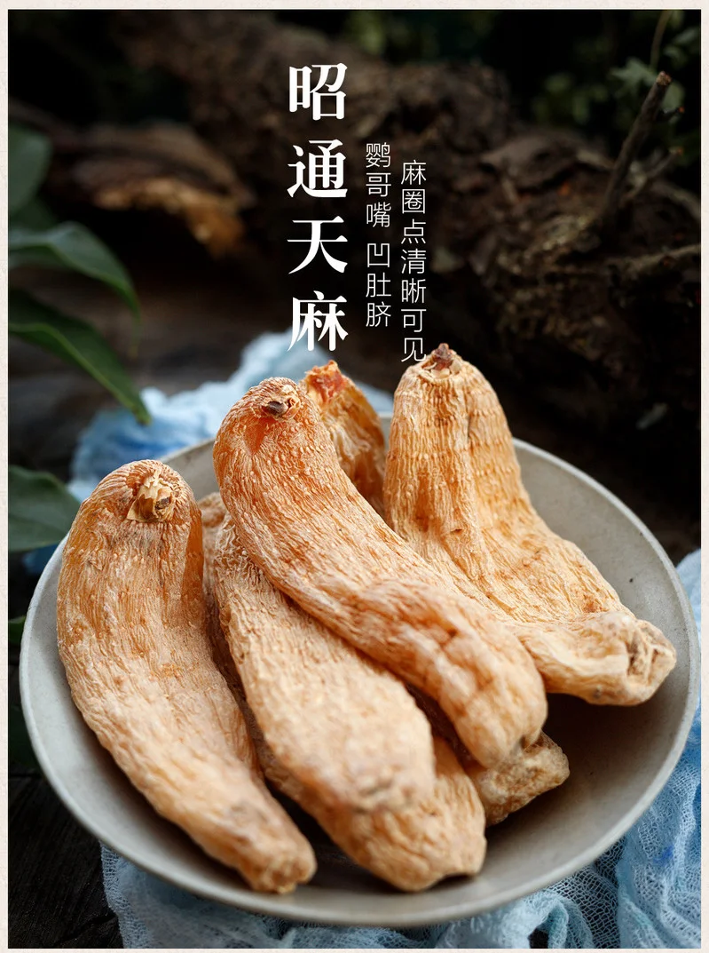 酿酒师正在演示天麻泡酒的正确操作步骤：将天麻片与辅料放入玻璃瓶中，准备加入白酒。_1