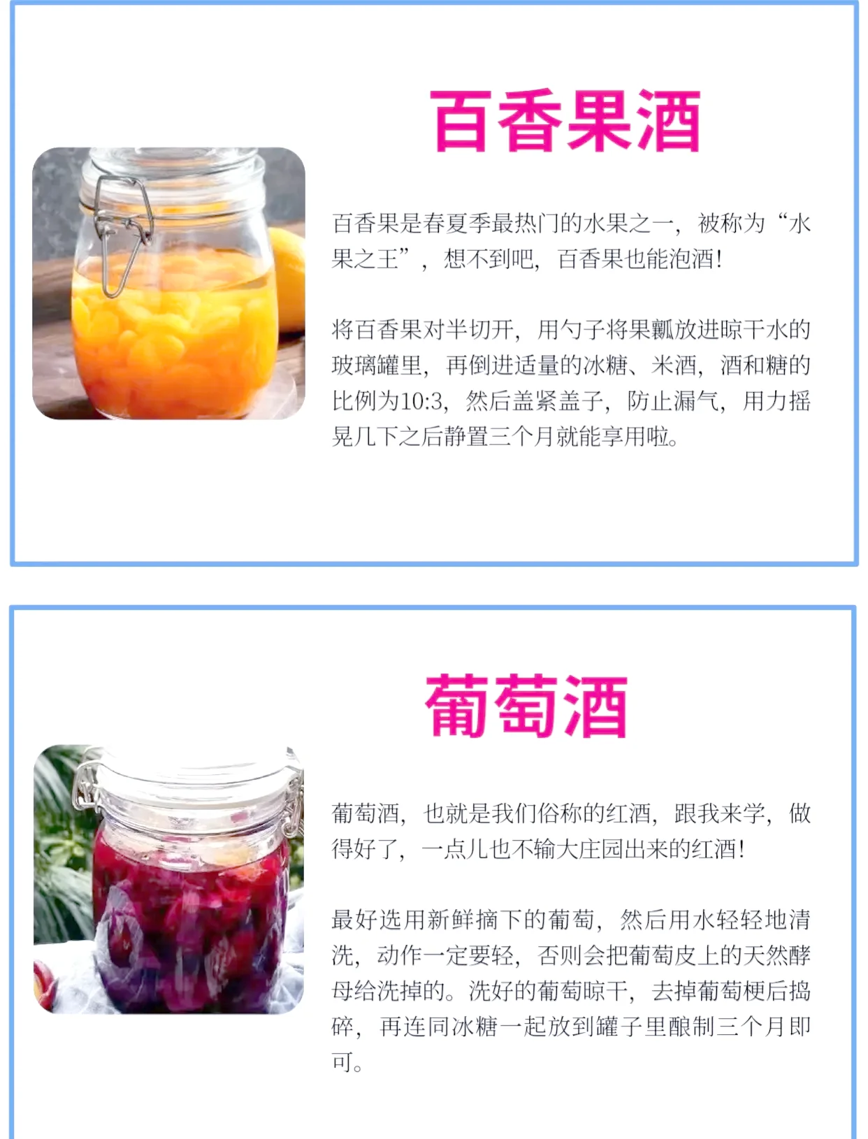 家庭自制葡萄酒所需材料和发酵初始状态展示：玻璃罐、葡萄、冰糖、酵母和工具。_1