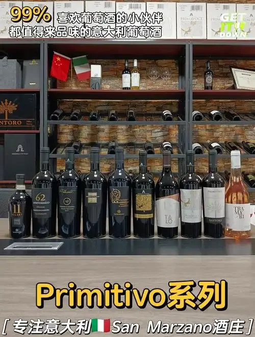 意大利普利亚阳光下成熟的普利米蒂沃葡萄特写，深紫色果皮与天然白霜清晰可见_1