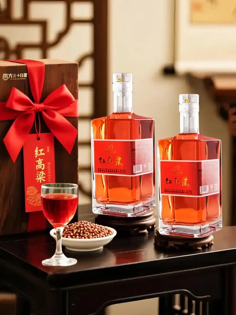 对比展示酿酒用大高粱和小高粱的实物照片_1